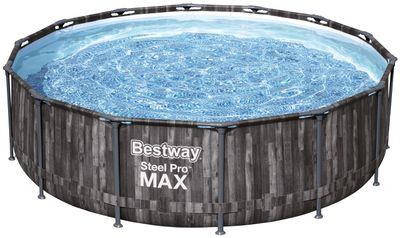 Bazén Bestway® Steel Pro MAX, 5614Z, 427x107 cm, kartušová filtrácia, rebrík, plachta,