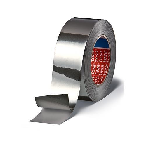 Páska tesa® PRO Aluminium, hliníková, lepiaca, s linerom, 50 mm, L-50 m