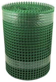 Pletivo plastové zelené, oko 15 x 15 mm, 1,2 x 50 m, XL-TOOLS