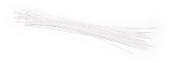 Sťahovacia páska 400 x 4,8 mm 100 ks, biela