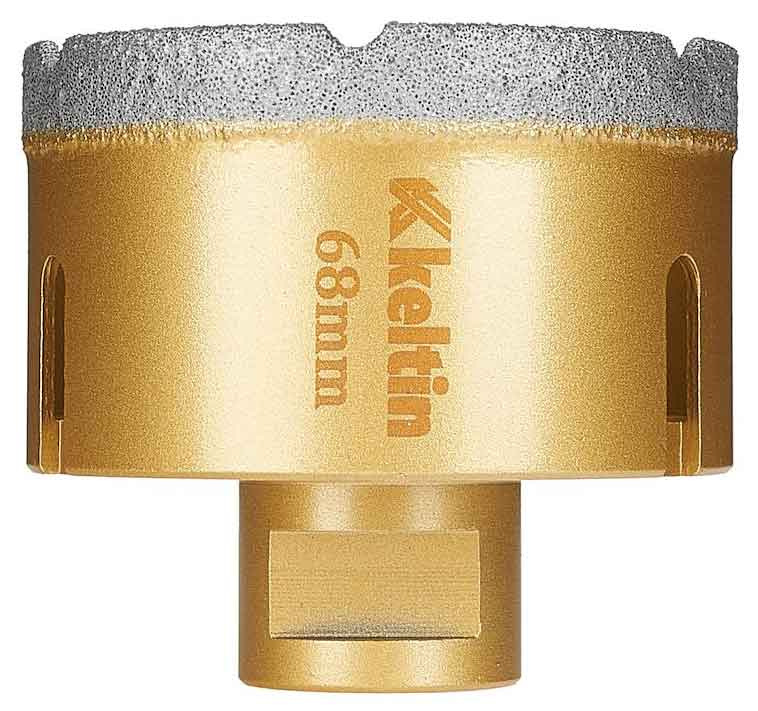 Vrták diamantový korunkový, závit M14 do uhlovej brúsky priemer 68 mm, GEKO