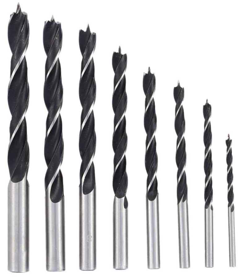 Sada vrtákov do dreva 3, 4, 5, 6, 7, 8, 9, 10 mm, 8-dielna, GEKO