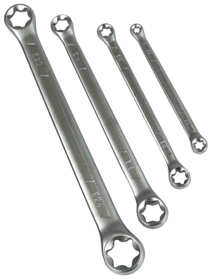 Sada očkových TORX kľúčov, 6-24 mm, MAR-POL