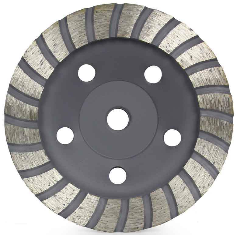 Brúsny diamantový kotúč 125 mm TURBO so závitom M14, na betón, MAR-POL