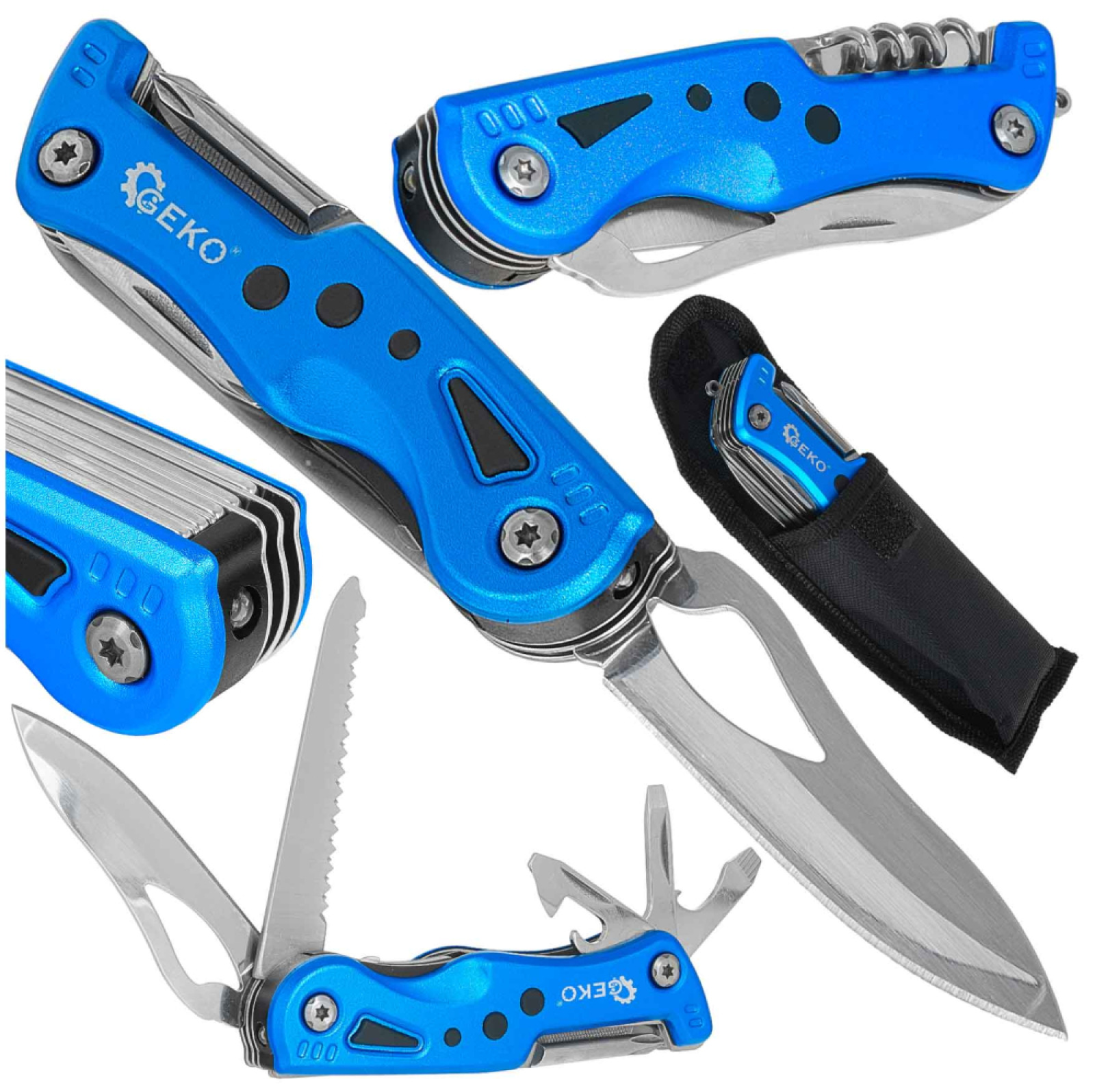 Multifunkčný nástroj SPARK BLACK SURVIVAL SERIES, GEKO