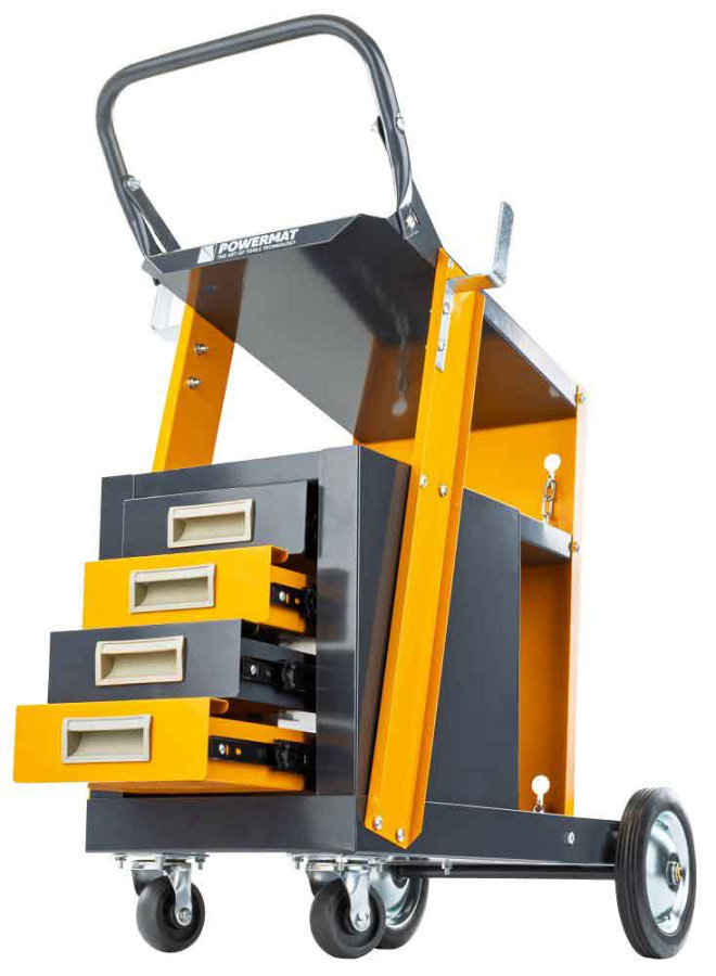 Mobilný vozík pre zváračov so 4 zásuvkami, POWERMAT