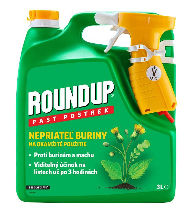 Koncentrát Roundup Fast postrek, proti burine, 3L