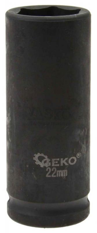 Hlavica nástrčná predĺžená úderová 6HRAN 1/2" 22 mm, GEKO
