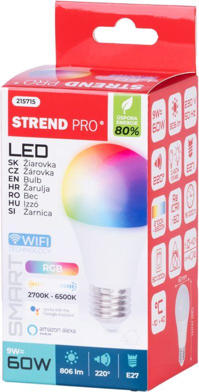 Žiarovka Strend Pro Smart, wifi, mení farby RGB, 9 W, E27 2