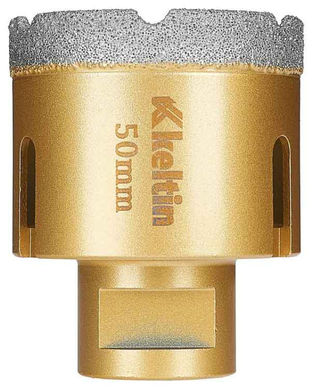 Vrták diamantový korunkový, závit M14 do uhlovej brúsky priemer 50 mm, GEKO