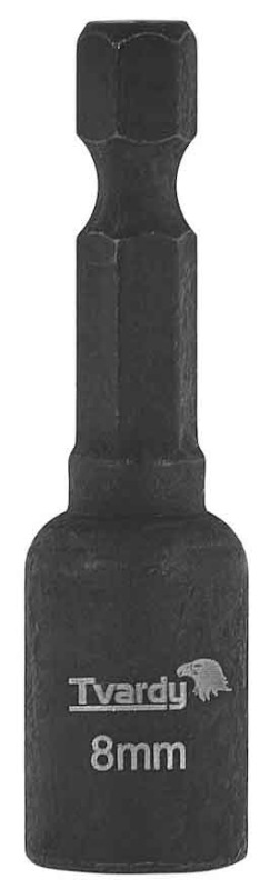 Adaptér úderový 1/4" 6 hran magnetický 8 x 48 mm, TVARDY 2