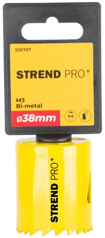 Vyrezávač Strend Pro BHS44, 38 mm, M3 Bi-metal, korunka do kovu, pílový 2