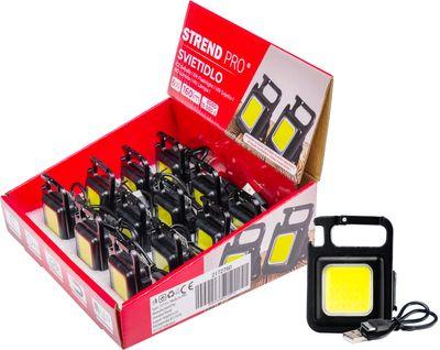 Svietidlo Strend Pro Worklight NX1082, prívesok, LED 160 lm, magnet, s klipsou, USB nabíjanie, Sellb