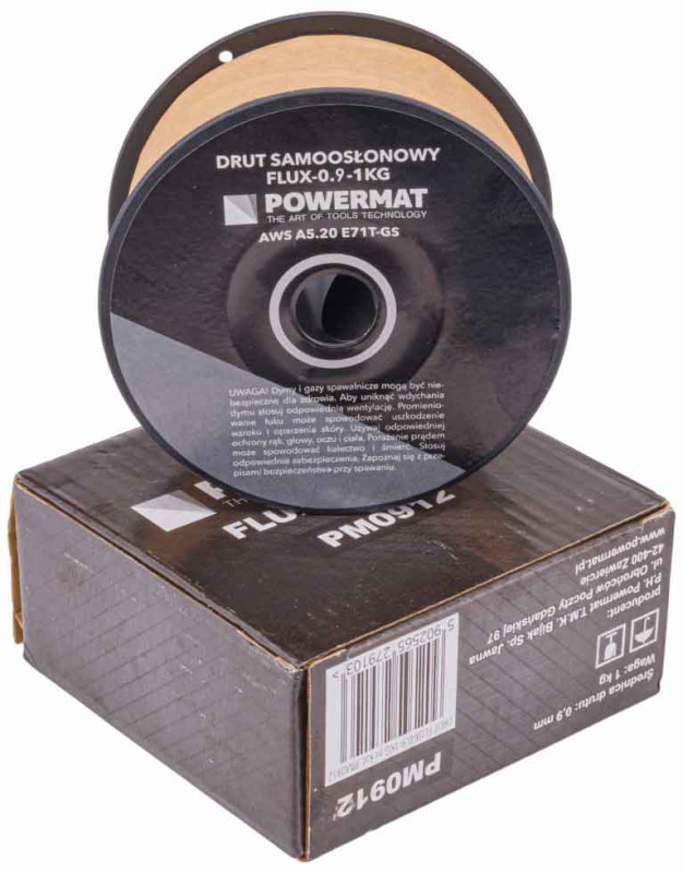Drôt zvárací trubičkový 0,9 mm cievka 1kg 5