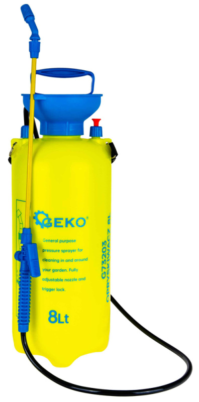 Postrekovač ručný tlakový 8 litrov, GEKO 2