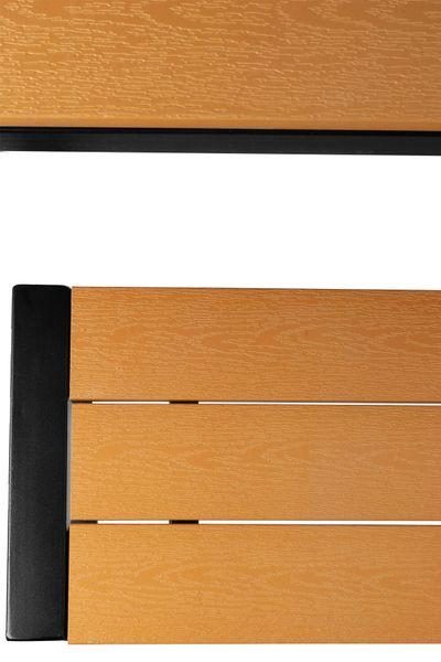 Set GARDIVA záhradný, stôl 118x58x75,5 cm, 2x lavička 108x25x45 cm 3