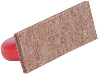 Hladítko Strend Pro, REDhand, 220x65x8 mm, špaletové, plsť hnedá, ABS 2