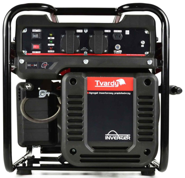 Invertorová elektrocentrála, max. výkon 3,5KW, 2 x zásuvka 230V, 1 x 12V, TVARDY 5