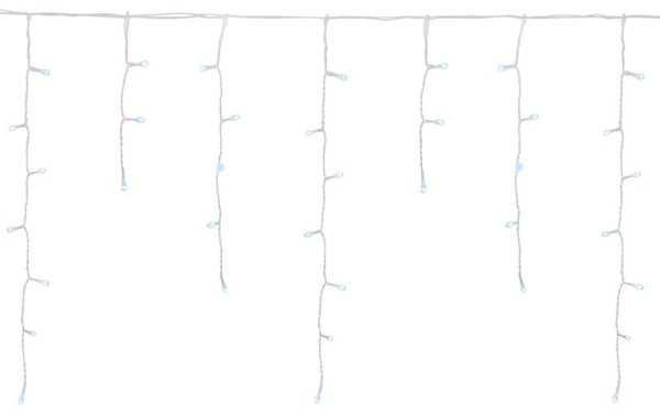 Reťaz MagicHome Vianoce MULTI CONNECT Icicle, 400 LED studená biela, cencúľová, jednoduché svietenie