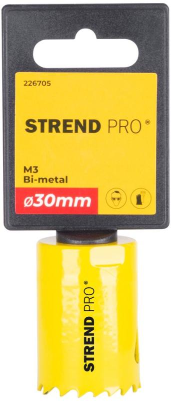 Vyrezávač Strend Pro BHS44, 30 mm, M3 Bi-metal, korunka do kovu, pílový