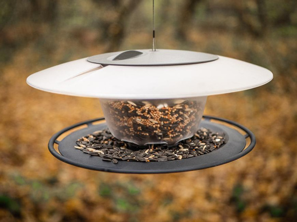 Krmítko Birdyfeed Round, Stone gray, 29,4x25,8x12,2 cm, pre vtáky 1