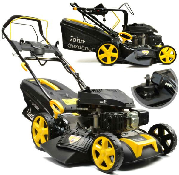 Kosačka na trávu benzínova nôž 51cm, 3,6 kW, objem motora 173 cm3, JOHN GARDENER 6