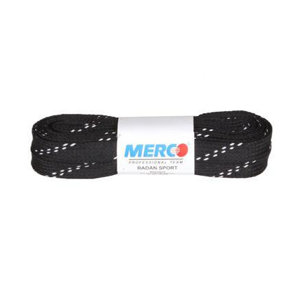 Merco PHX šnúrky do korčúľ, nevoskované čierna 240cm