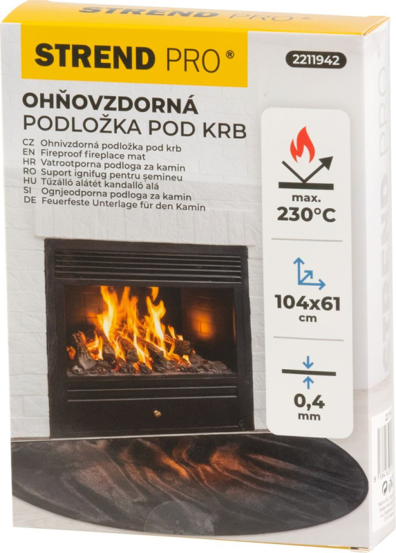 Podložka pod krb Strend Pro, max 230°C, 104x61x0,04 cm 2