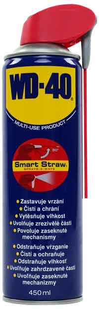 Sprej mazací a konzervačný WD-40, 450 ml, Smart Straw