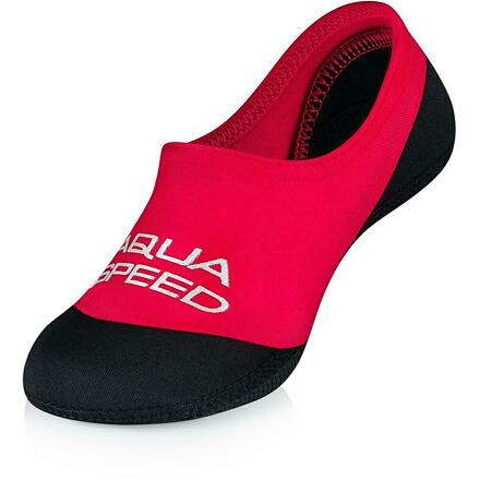 Aqua-Speed Neo detské neoprénové ponožky červená, veľ. 36/37