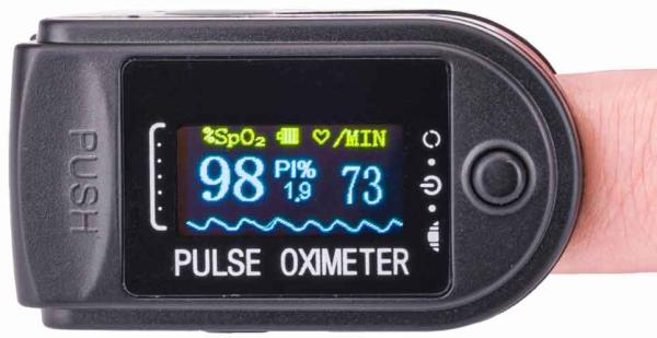 Pulzný oximeter, 0-100% , farebný display, POWERMAT 2