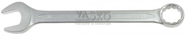 Kľúč očkoplochý chróm-vanadium, satinovaný  20 x 20 mm, TVARDY