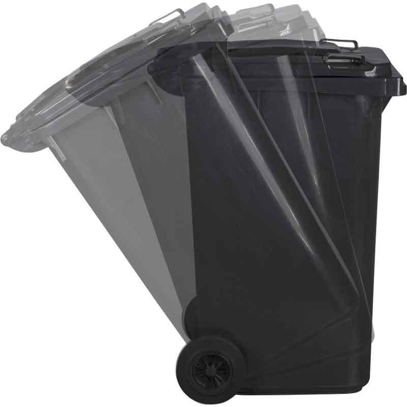 KUKA - nádoba na odpad 240 l, plastová čierna