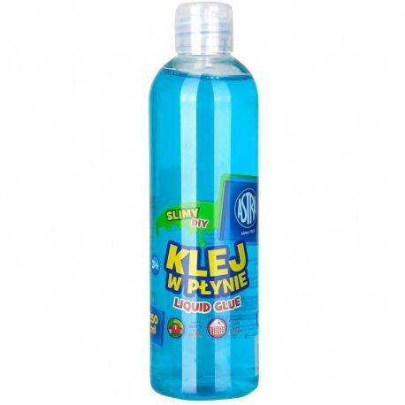 ASTRA Tekuté transparentné lepidlo SLIME PVA Modré, 250ml, 401119009