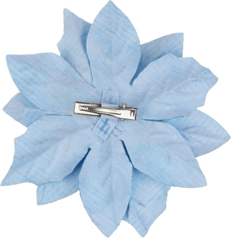 Kvet MagicHome Vianoce, poinsettia, modrý, 12 cm 1