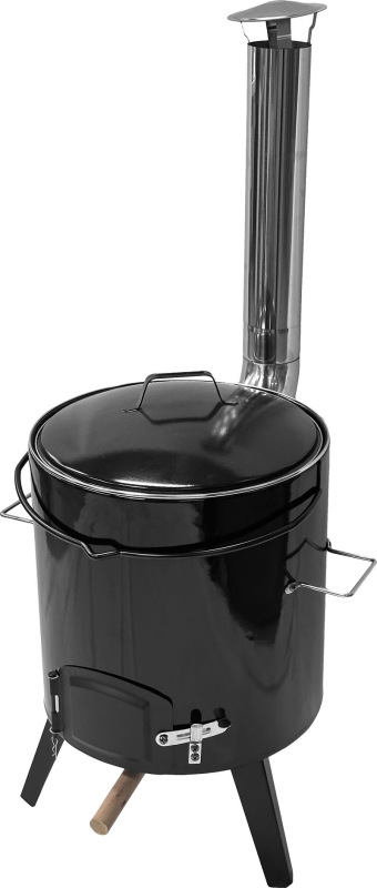 Súprava kotlová Strend Pro, zabíjačková, komplet, guľášová, 14lit., smaltovaná, s naberačkou, pokrie