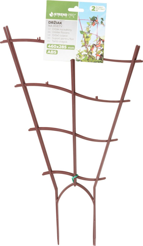 Držiak Strend Pro L-712-1, bal. 2 ks, ABS, oporný stojan na kvety, 460x285 mm 2