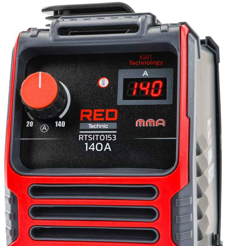Invertorová zváračka MMA, 20-140A, RED-TECHNIC 8