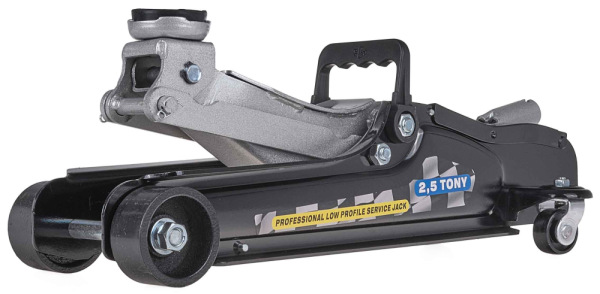 Zdvihák hydraulický pojazdný nízky 2.500 kg, 85-380 mm, kartón, GEKO 6