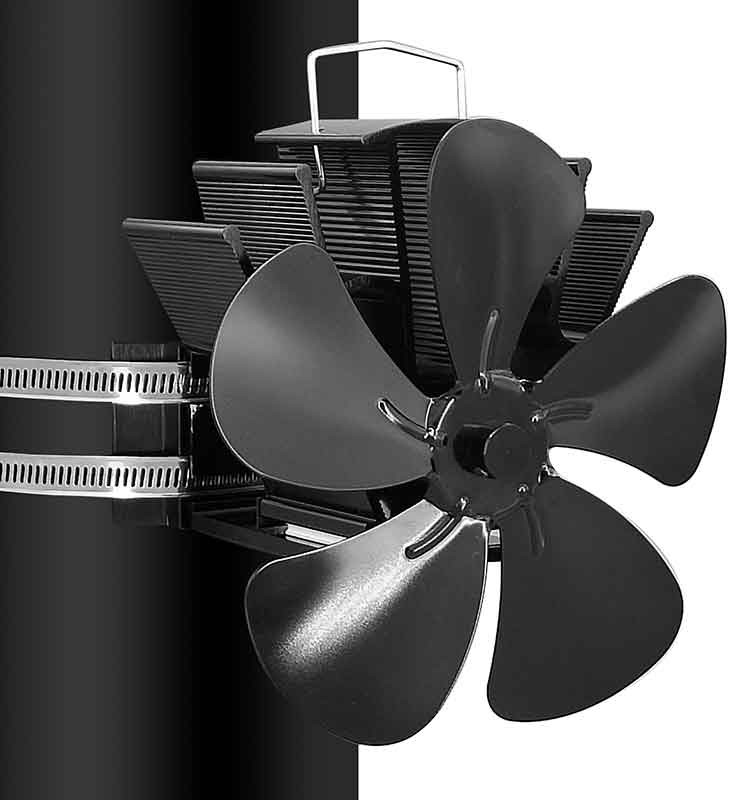 Ventilátor ku krbu s magnetom, J.A.D.
