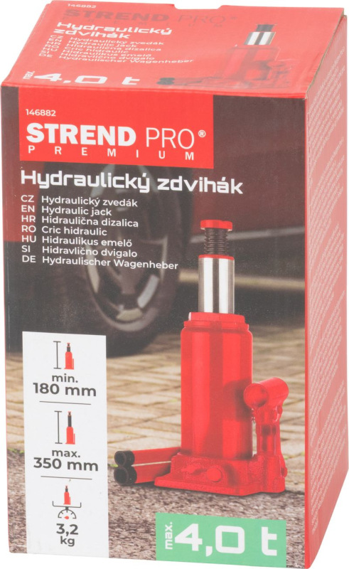 Zdvihák Strend Pro Premium, 04 tony, 180-350 mm, hydraulický 1