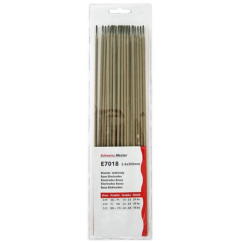 Elektrody AWS E7018 2,0 mm, 25 ks, Basic