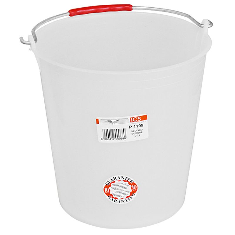 Vedro ICS P1112, 12 lit., 28x28 cm, biele