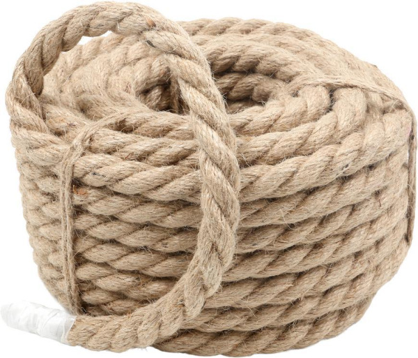Lano Strend Pro Garden, jutové, trojpramenné, 20 mm, L-20 m