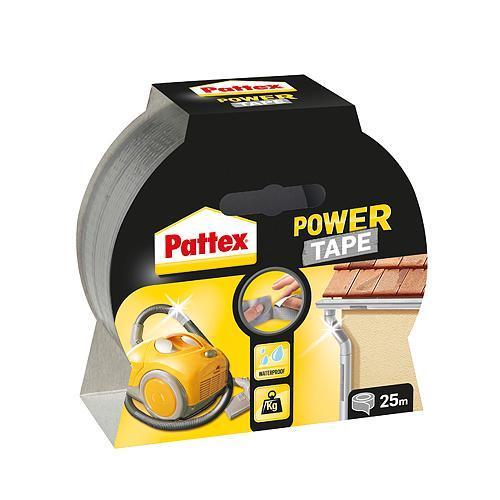 Páska Pattex® Power Tape, lepiaca, 50 mm, L-25 m, strieborná