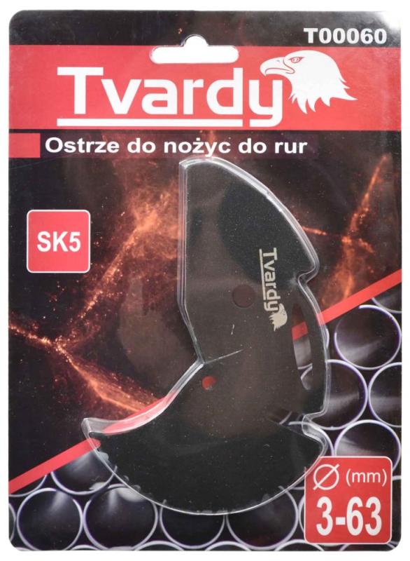 Náhradná čepeľ pre nožnice na PVC rúrky T00057, priemer 0 - 63 mm, TVARDY 1