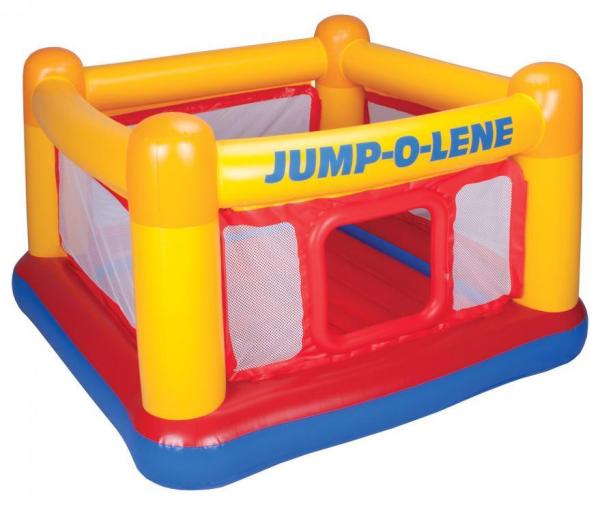 Nafukovacie trampolína Intex 48260 žlto / červeno / modrá 174x174x112cm