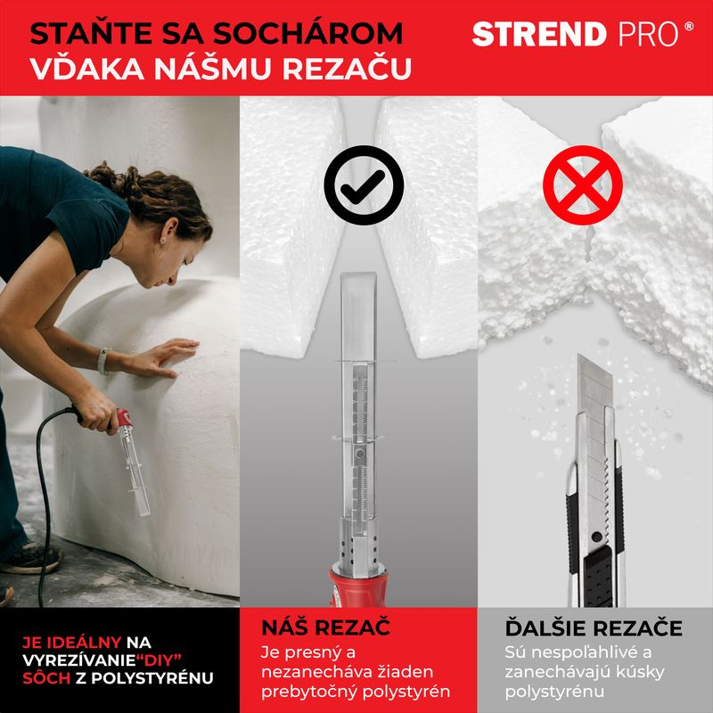 Rezač Strend Pro JS-102GD, na polystyrén a EPS, 220 W 6