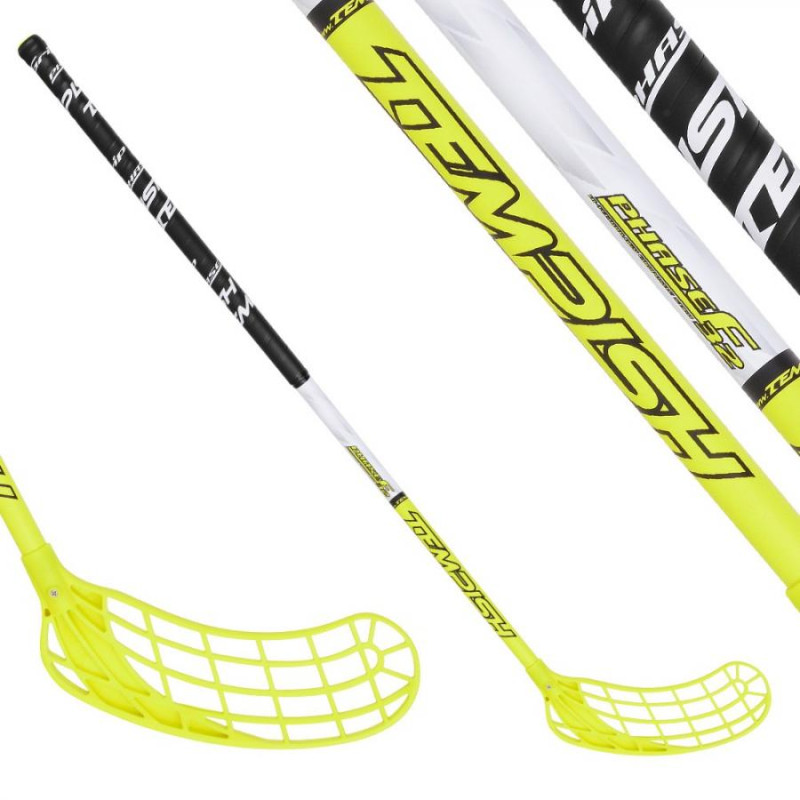 Tempish PHASE F32 green junior florbalová hokejka 70cm ľavá