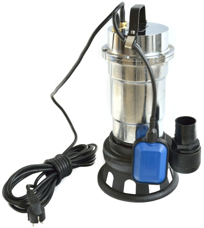 Čerpadlo kalové s plavákom, 230 V, 550 W, ponor 8 m, priemer hrdla 2", 17000 L/h,GEKO